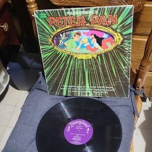 Rare~ Walt Disneys~ 1958~ PETER PAN LP AND STORYBOOK SET